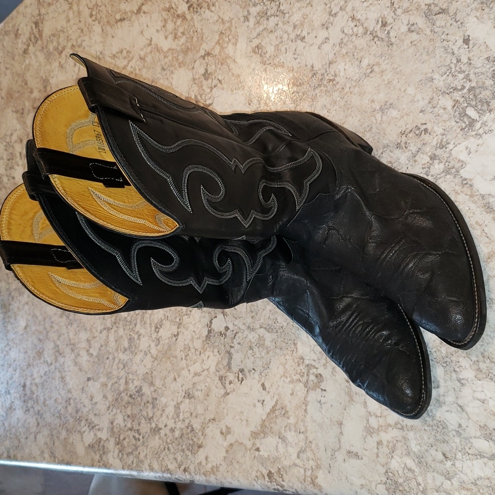 Nocona Exotic Boots Black- 13D